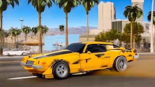 Transformers 1 Movie Classic Camaro Bumblebee Vehicle Car Robot Toy