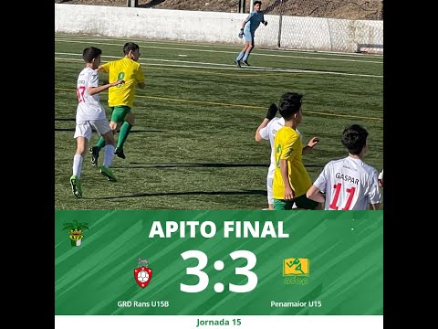 Game | Jogo: GRD Rans U15B vs Penamaior U15 (AF Porto Jun.C 2ªD S8 22/23 #15)