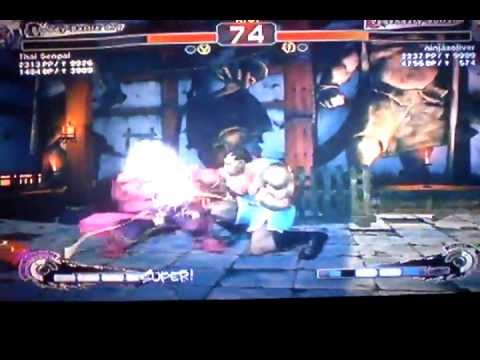 Thai Senpai ( Oni ) Vs. ninjaxolfiver ( Balrog ) - SSF4AE Rank Matches