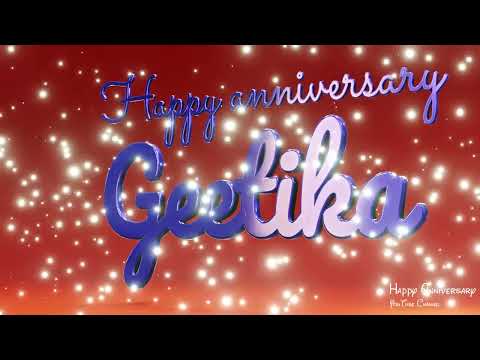 Geetika #Anniversary #special #video #wish Anniversary song and wishes @happy_anniversary