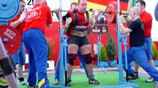 preview picture of video 'Andreas Pauluth - Squats / Kniebeugen 280 kg - National Championships 2006 Powerlifting'