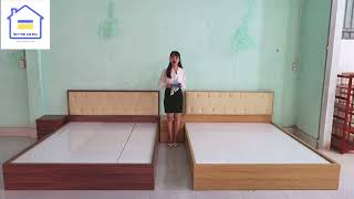 Giường gỗ công nghiệp MDF chống ẩm