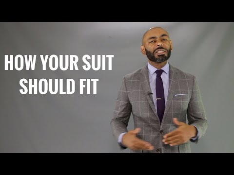 How A Men's Suit Should Fit Head To Toe/How A Suit Should Fit