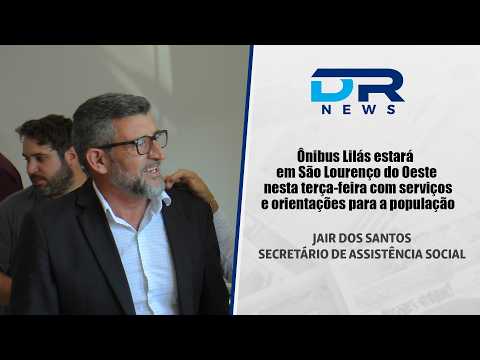 DR News | Notícias | Ônibus Lilás estará em SLO hoje, com serviços e orientações para a população