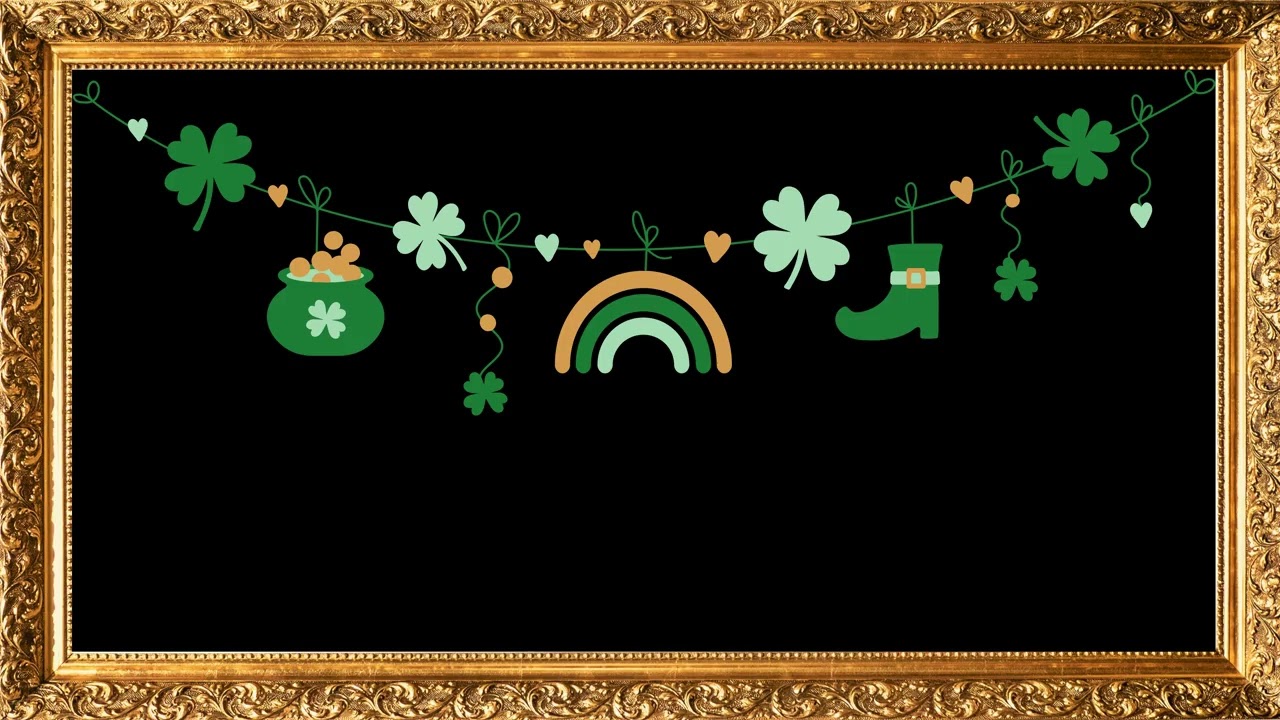 St. Patrick's Day | Background For TV Screen | 4K | No Music