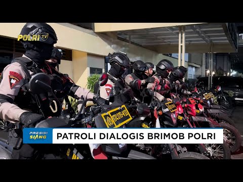 BRIMOB HADIR MELALUI PATROLI DIALOGIS UNTUK MENEGAKKAN HUKUM
