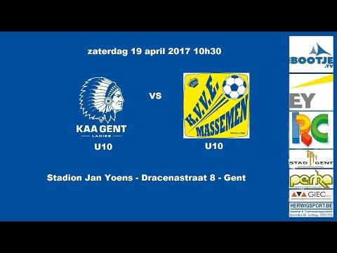 KAA Gent Ladies U10 -  KVVE Massemen U10 (19 april 2017)