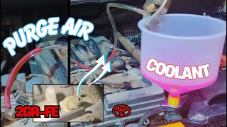 Complete Toyota V6 Coolant Flush & Air Bleed | 2013 Sienna 2GR-FE How-To