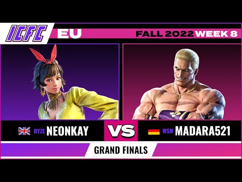 Neonkay (Josie) vs Madara521 (Geese) Grand Finals - ICFC EU Tekken 7 Fall 2022 Week 8