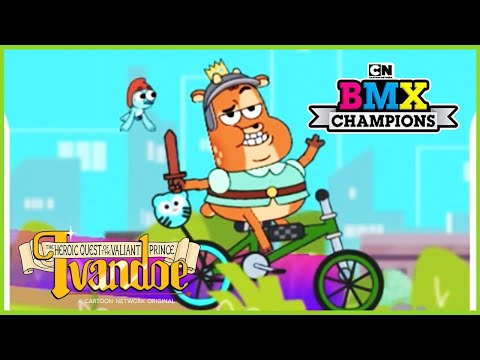 Cartoon Network BMX Champions - Play with Ivandoe from The Heroic Quest of The Valiant Prince