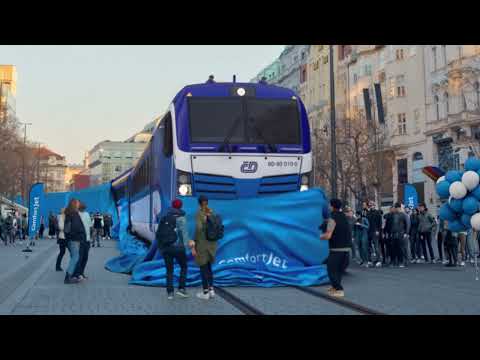 Odhalte cestování vlakem z Prahy do Berlína, Vídně, Budapešti i Bratislavy v novém ComfortJetu. 🚆✨