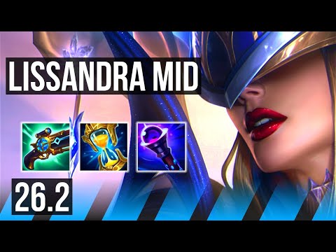 LISSANDRA vs KATARINA (MID) | 62K damage | EUW Challenger | 26.2