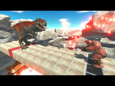 Ogre Lord vs Unit on the crater - Animal Revolt Battle Simulator