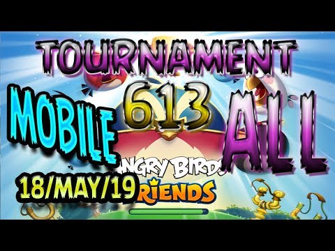 Angry Birds Friends All Levels MOBILE Tournament 613 Highscore POWER-UP walkthrough #AngryBirds Video
