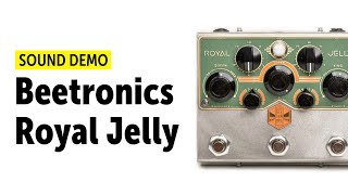 Video thumbnail for Beetronics Royal Jelly - Sound Demo (no talking) by Guitar Bonedo