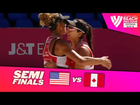 Cannon/Sponcil vs. Melissa/Brandie - Semi Finals Highlights Ostrava 2023 #BeachProTour