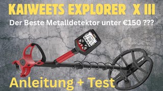 ❌  Metalldetektor KAIWEETS Explorer X 3 ❌ Was kann er, was ist im Lieferumfang e