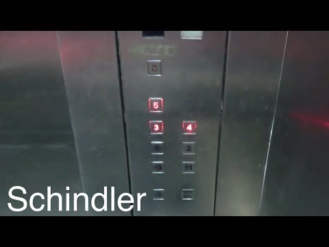 Schindler M-Series Traction Service Elevators with Dewhurst fixtures in Beijing, China