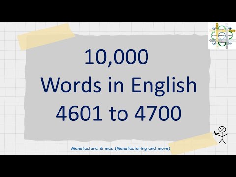 47 10,000 words used in English 4601 to 4700