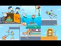 Draw Fly Weegoon Android Gameplay Walkthrough Level 31 50 Funny Stickman Brain Puzzle Game