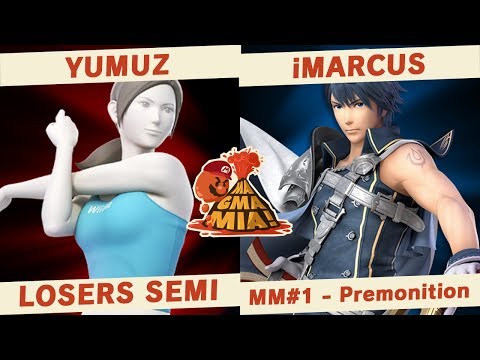 Yumuz (Wii Fit Trainer) vs iMarcus (Chrom\Donkey Kong) - LOSERS SEMI - MAGMA MIA! #1 Premonition