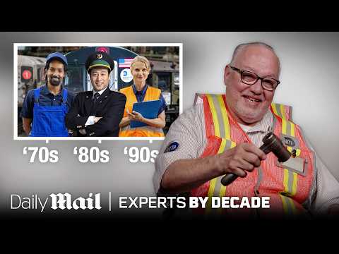New York Subway Operator Life 1980s vs 90s vs Today | Experts by Decade | Daily Mail