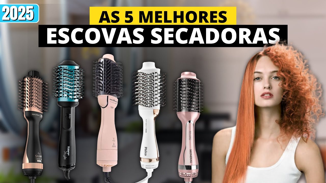 ✅ Melhores ESCOVAS SECADORAS 2024! BRITÂNIA, MONDIAL, TAIFF, PHILCO, GAMA CABELOS LINDOS