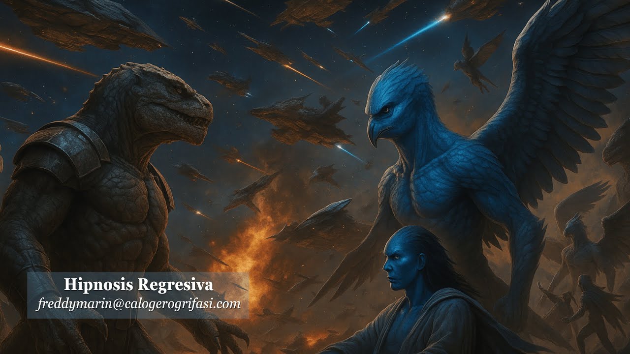 951-ES Mary, guerra reptiliana vs seres alados - Freddy Marin Hipnosis Regresiva