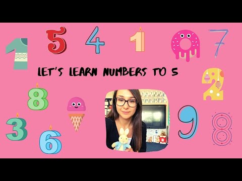 Learn Numbers To 5 for kids - Learn Turkish