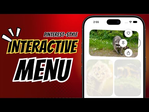 Pinterest Context Menu Using SwiftUI | Complex UI | iOS 27 | Xcode 27 thumbnail