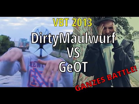 DirtyMaulwurf vs. GeOT GANZES BATTLE | VBT 2013 Achtelfinale