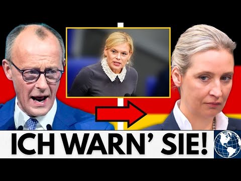 MERZ GREIFT WEIDEL LIVE AN – 38 Sekunden später BEREUT er es!