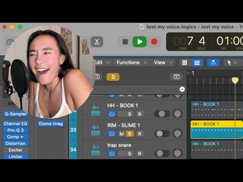 HOW I PRODUCED 'LOST MY VOICE' (trap music tutorial, female producer)