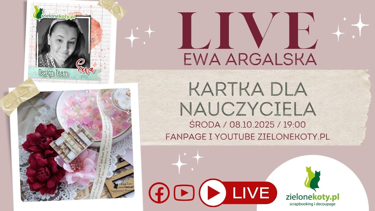 Kartka dla nauczyciela - z transmisji LIVE | Ewa
