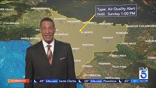 Mild temps cover SoCal for the weekend