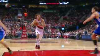 Wesley Matthews - LaMarcus Aldridge - Robin Lopez - Steve Blake - Damian Lillard - Portland Trail Blazers