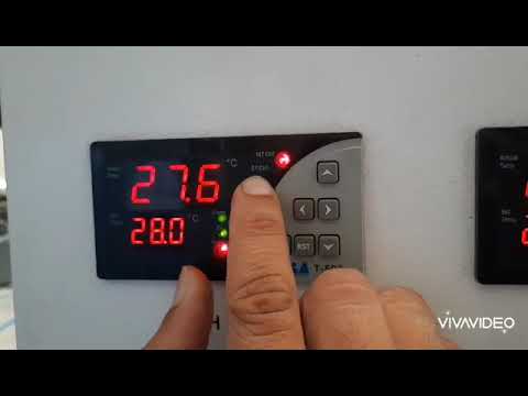 How to Change Water Temperature in S&A chiller.