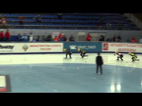 SEO, ELISTRATOV, JUNG, MIGUNOV. Short-Track ISU World Championship 2015 500m Men
