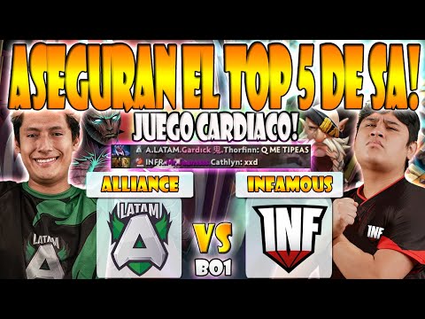 INFAMOUS R VS ALLIANCE.LATAM [BO1]TIEBREAKER-MR.JEANS VS LUMIERE-DPC SA 2023 TOUR 2:DIVISION 1-DOTA