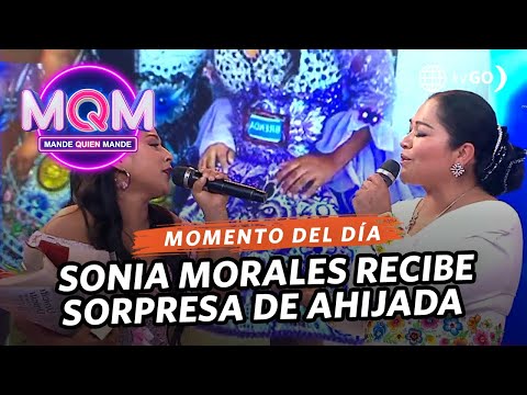 Mande Quien Mande: Sonia Morales is excited with the surprise of her goddaughter (TODAY)