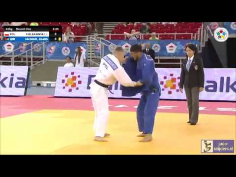 Judo 2014 Grand Prix Budapest: Kielbasinski (POL) - Salman (JOR) [-60kg]