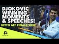 Novak Djokovic Championship-Winning Moments & Speech | Nitto ATP Finals 2022