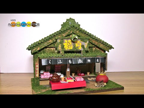 ¡Hice un kit de casa de muñecas para una tienda de dulces japonesa! Kit casa de muñecas Tienda de dulces japoneses en miniatura