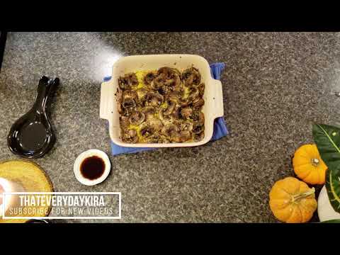 Garlic & Balsamic Roasted Mushrooms | HOLIDAY RECIPE