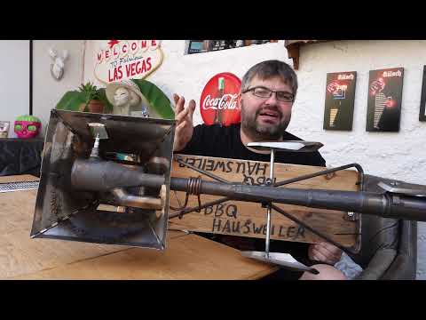 Raketenofen mit Gas - Pulsjet Grill