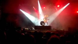 D-A-D - Jihad Live at Sweden Rock Festival 2015. With Laust Sonne playing burning drums/solo.