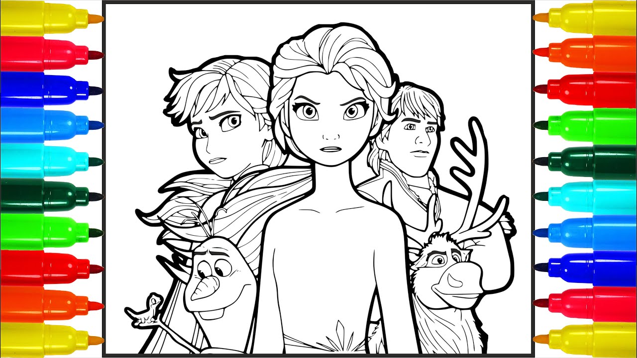Frozen 2 Coloring pages