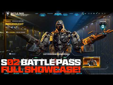 ALL NEW Black Ops 7 Season 2 BATTLE PASS TIERS & REWARDS! (Tier 1-100 FULL SHOWCASE!)