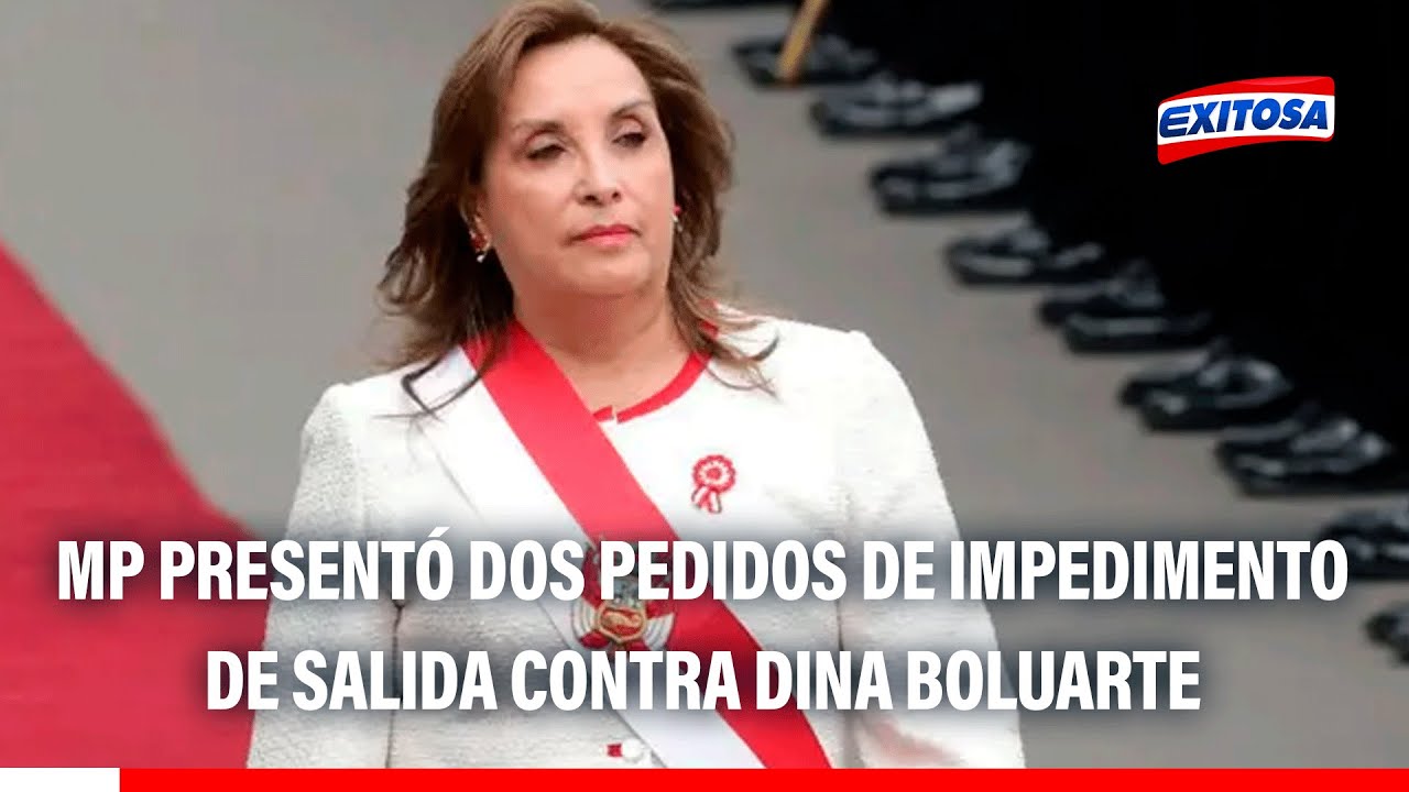 🔴🔵 Ministerio Público presentó dos pedidos de impedimento de salida contra Dina Boluarte