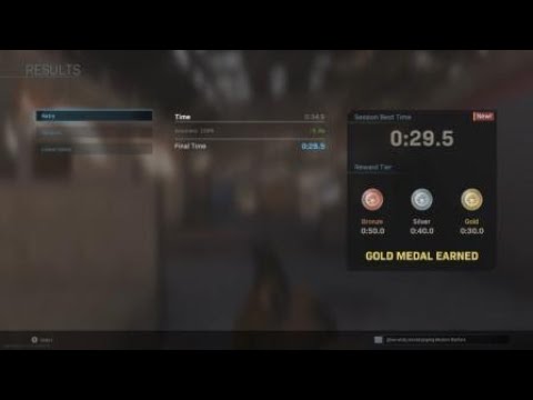 Shooting Range Easy Gold Medal. Games of Summer Trial 5 (CoD Modern Warfare)